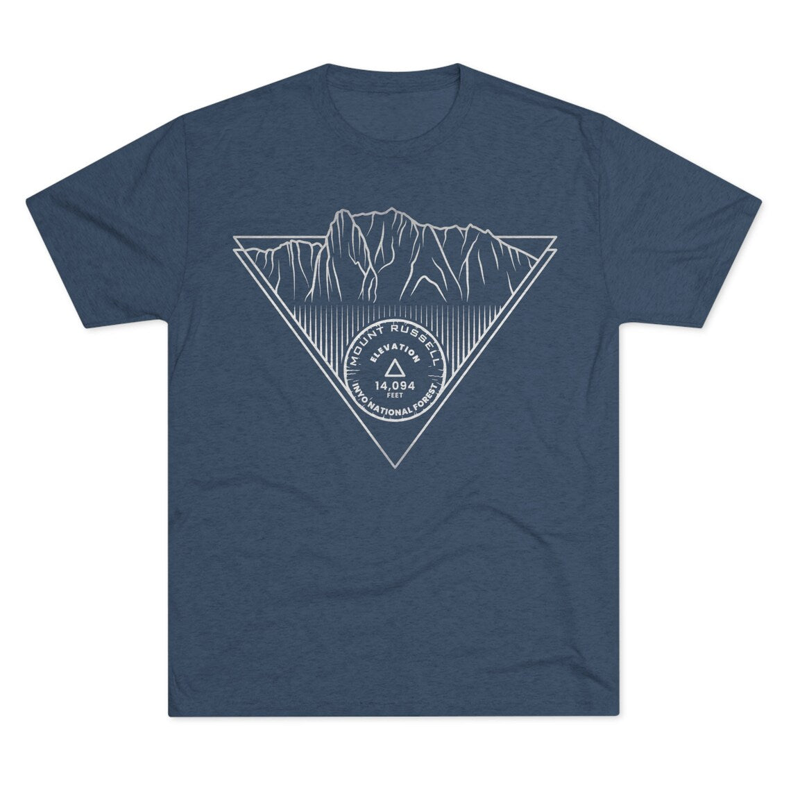 Mount Russell Peak Minimalist T Shirt