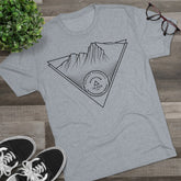 Mount Tyndall Peak Minimalist Line Art CA 14er T Shirt