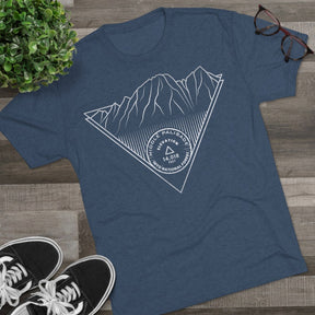 Middle Palisade Peak Minimalist Line Art CA 14er T Shirt
